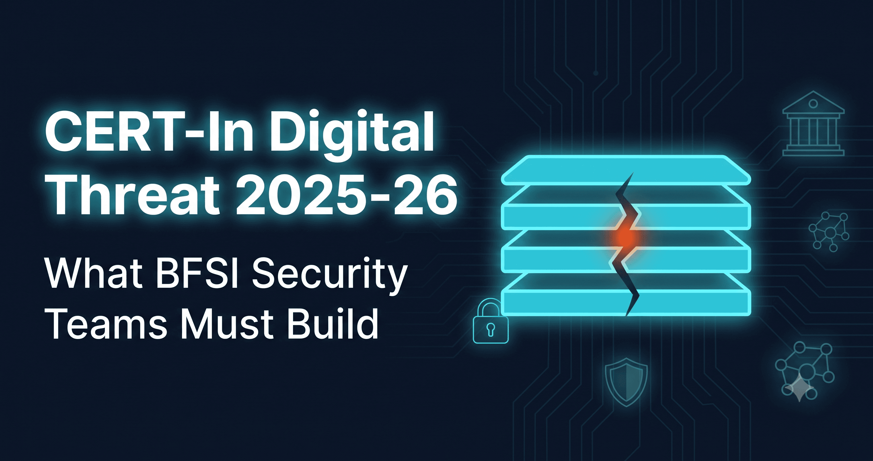 CERT-In Digital Threat Report 2025-26 four-layer cyber failure framework mapped to SIEM and IAM controls for Indian BFSI